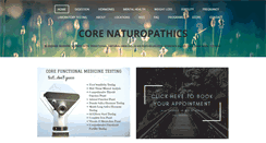 Desktop Screenshot of corenaturopathics.ca
