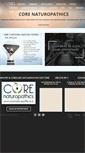 Mobile Screenshot of corenaturopathics.ca
